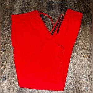 Zyia Red Everywhere Zipper Joggers